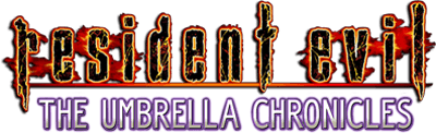 Resident Evil: The Umbrella Chronicles title screen for Wii